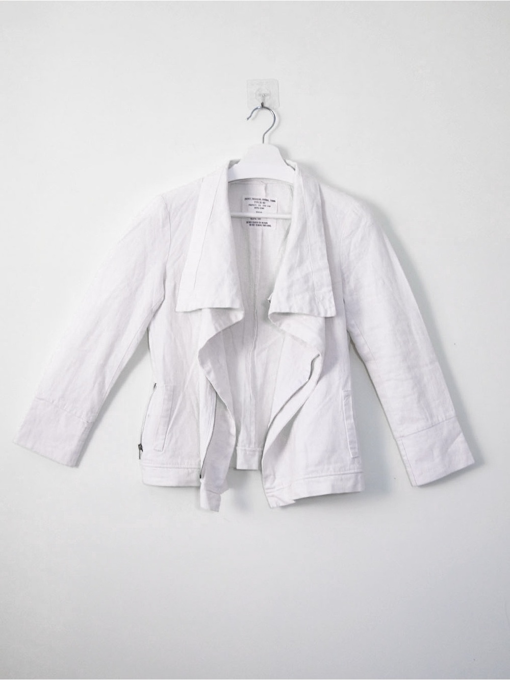 Japanese Designer Type ZU-83 A/W Archival Off White Cotten Zip Military Jacket